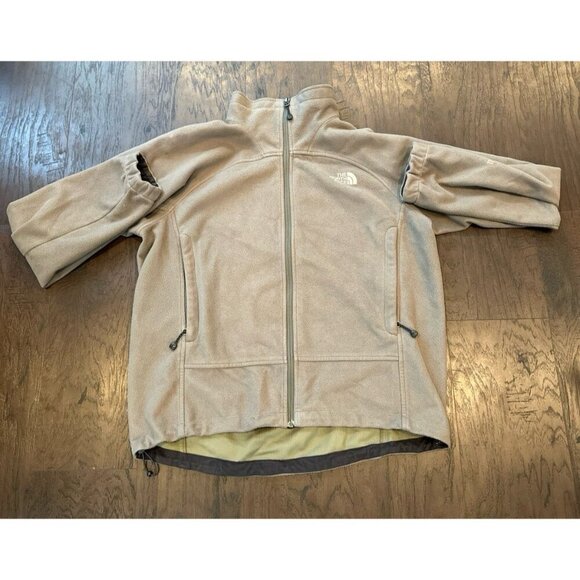 the north face jacket mens Fleece Full‎ Zip Up Sage Green - Picture 1 of 4